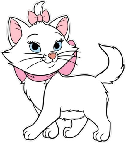 Marie Vinyl Decal – Waterproof Cat Decal for Cars Laptops Water Bottles Notebooks & Pet Lover Accessories in Saudi Arabia