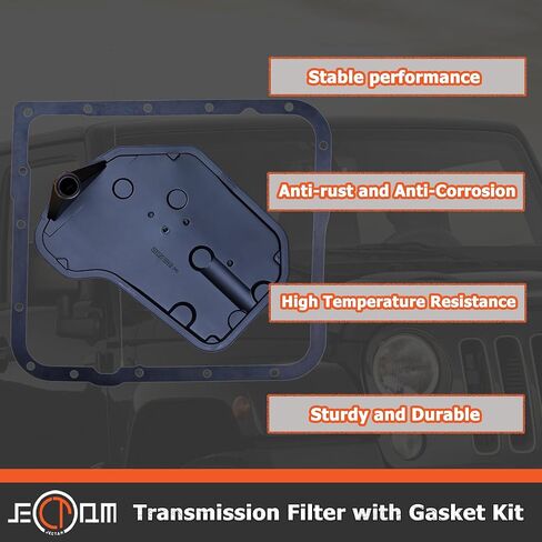 Transmission Filter And Gasket Kit 24208576 Compatible with Cadillac Escalate Astro Avalanche C1500 Express K1500 K2500 Silverado Suburban 4L60E Transmission Filter in Kuwait