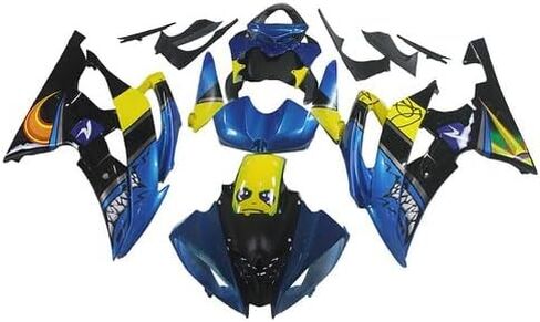 Fairing kit Fairings Bodywork Body Kit Plastic Bodyframe Injection Mold fit for Yamaha 2008 2009 2010 2011 2012 2013 2014 2015 YZF-600 R6 2008-2016 White Blue ABS Plastics Fairings in Saudi Arabia