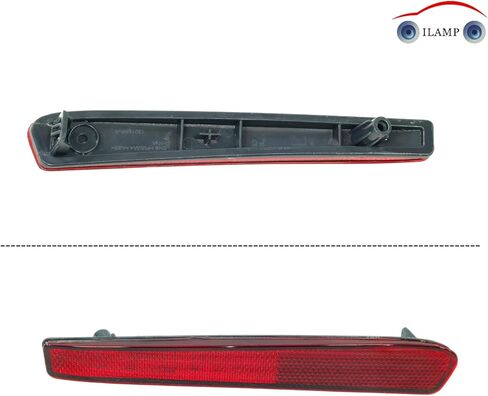 Rear Bumper Reflector Pair Fit for Toyota Corolla 2020-2025, Driver and Passenger Side Red Rear Reflex Reflector Panels, Direct Replacement, Replaces 81920-02140 81910-02200, 2PCS AM-CR20B06L+R in Kuwait