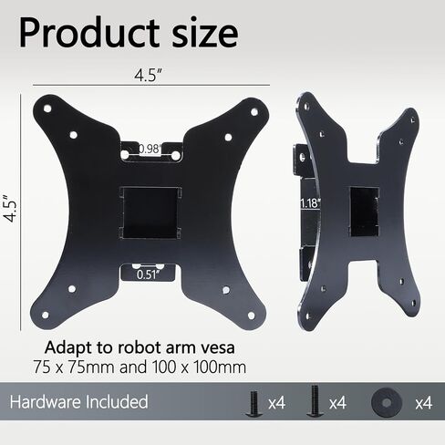 Odyssey OLED G8 VESA Mount Adapter Compatible with Samsung 34" Odyssey OLED G85SB, G85SD Monitor (Fits S34BG850SN, S34DG850SN, S34DG856SN) – 75X75 to 100X100 Wall Mount Bracket in Kuwait