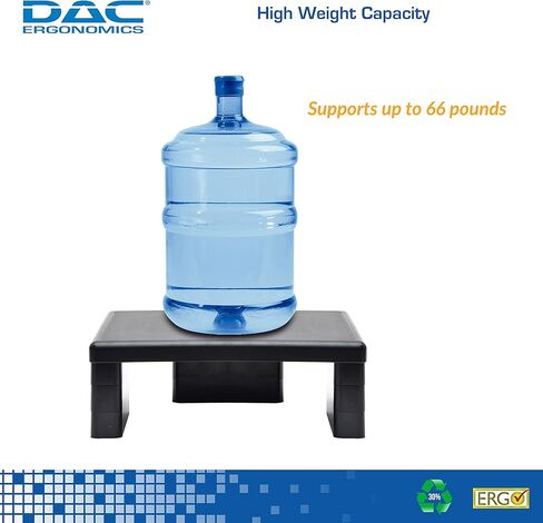 DAC STAX Monitor Riser, Ultra-Sturdy Adjustable Desktop Computer Monitor Stand, Supports up to 66 Pounds, Medium Size in Saudi Arabia