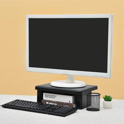 DAC STAX Monitor Riser, Ultra-Sturdy Adjustable Desktop Computer Monitor Stand, Supports up to 66 Pounds, Medium Size in Saudi Arabia