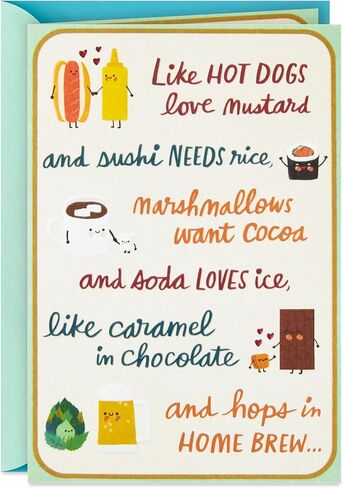 Hallmark Anniversary Card for Husband, Wife, Boyfriend, Girlfriend (Go Together) in Saudi Arabia