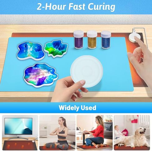 Resin Heating Mat with Cover and Timer, Epoxy Resin Curing Machine in Kuwait
