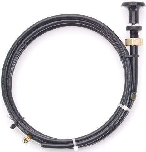 JEGS كابل خنق اليد | يناسب معظم تطبيقات المكربن ​​| طول 6 أقدام | 1in.OD مقبض يتطلب 1/2in. ثقب التركيب | لمسة نهائية سوداء in Kuwait