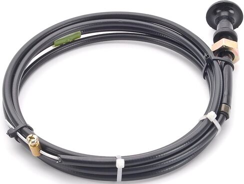 JEGS كابل خنق اليد | يناسب معظم تطبيقات المكربن ​​| طول 6 أقدام | 1in.OD مقبض يتطلب 1/2in. ثقب التركيب | لمسة نهائية سوداء in Kuwait