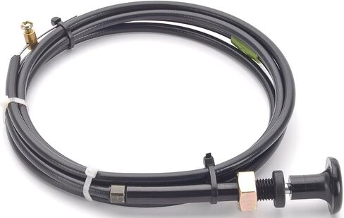 JEGS كابل خنق اليد | يناسب معظم تطبيقات المكربن ​​| طول 6 أقدام | 1in.OD مقبض يتطلب 1/2in. ثقب التركيب | لمسة نهائية سوداء in Kuwait