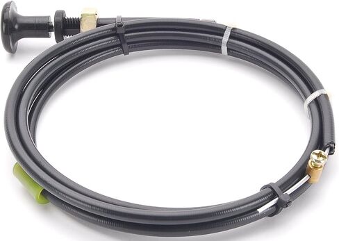 JEGS كابل خنق اليد | يناسب معظم تطبيقات المكربن ​​| طول 6 أقدام | 1in.OD مقبض يتطلب 1/2in. ثقب التركيب | لمسة نهائية سوداء in Kuwait