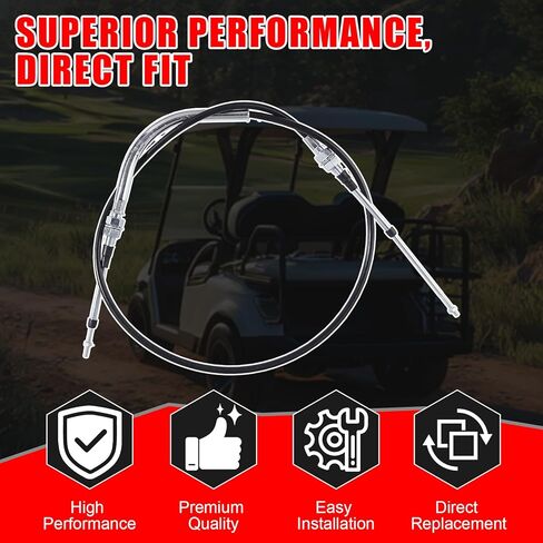 Gear Shift Cable for Club Car DS Gas Golf Cart 1998-up, Forward & Reverse Shifter Cable Replacement, Replace 103379501 in Saudi Arabia