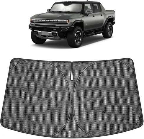 Proadsy Windshield Sun Shade Custom Fit BMW X6 2020-2026 Ice Crystal Black Front Window Sunshade UV and Heat Blocker Foldable Visor Keeps Car Cooler for Summer Parking and Daily Use in Saudi Arabia