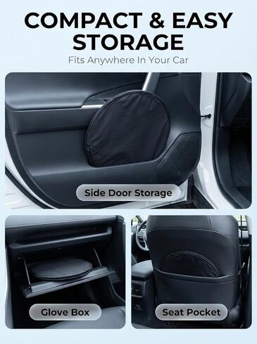 Proadsy Windshield Sun Shade Custom Fit BMW X6 2020-2026 Ice Crystal Black Front Window Sunshade UV and Heat Blocker Foldable Visor Keeps Car Cooler for Summer Parking and Daily Use in Saudi Arabia