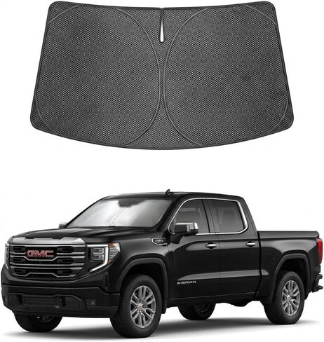 Proadsy Windshield Sun Shade Custom Fit BMW X6 2020-2026 Ice Crystal Black Front Window Sunshade UV and Heat Blocker Foldable Visor Keeps Car Cooler for Summer Parking and Daily Use in Saudi Arabia