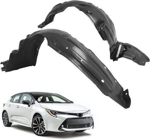 Front Fender Liner Inner Panel Compatible with 2017-2019 Toyota Corolla, With Insulation Foam Replace for 5387502610 TO1249210 Wheel Liner Splash Shields Guard Passenger Side in Kuwait