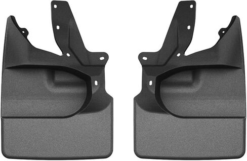 WeatherTech Custom No Drill Splash Guard MudFlaps لفورد برونكو، برونكو - الزوج الأمامي (110189)، أسود in Kuwait