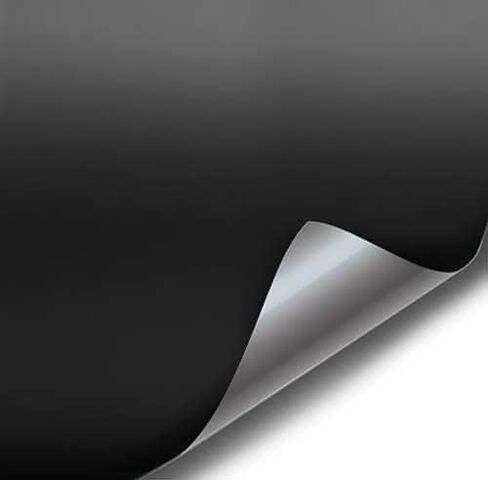 VViViD® Satin Flat Matte Stealth Jet Black Vinyl Wrap Roll with Air Release Technology (5.5ft x 5ft) in Kuwait