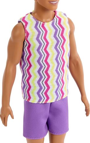Barbie Style Fashion Dolls Set, Beach Inspired Looks and Accessories, 65th Anniversary Ken Doll in Kuwait