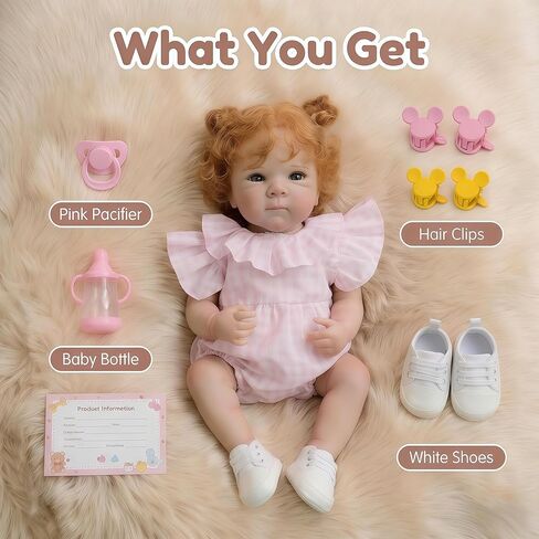 cosheng 18Inch Lifelike Full Body Girl Lifelike Reborn Baby Dolls Bettie Realistic Newborn Silicone Baby that Look Real Toy Gift for Kids Age 3+ in Saudi Arabia