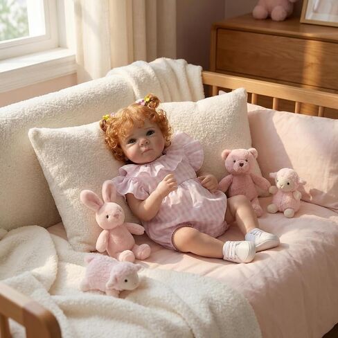 cosheng 18Inch Lifelike Full Body Girl Lifelike Reborn Baby Dolls Bettie Realistic Newborn Silicone Baby that Look Real Toy Gift for Kids Age 3+ in Saudi Arabia