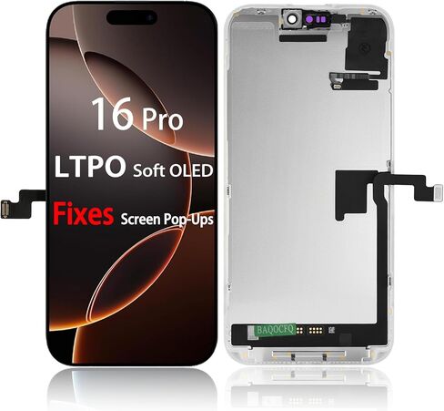 【لا توجد تنبيهات منبثقة】 استبدال شاشة LTPO OLED الناعمة لهاتف iPhone 15 Pro Max in Kuwait