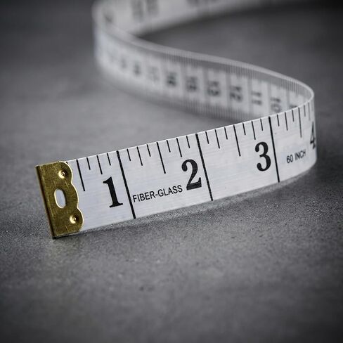 Soft Tape Measure for Body Measurements 2-Pack – 60" Flexible Body Measuring Tape + Retractable Tape, Dual Scale Inch & cm, Cloth Tape Measure for Sewing, Tailor, Seamstress, Clothing & Waist in Saudi Arabia