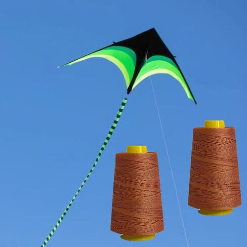 2 Roll Kite String 1000 Feet Braided Line Twine Beach Kites Strings for Kite Reel Winder Spool Handle High Altitude Flying Delta Kites in Saudi Arabia