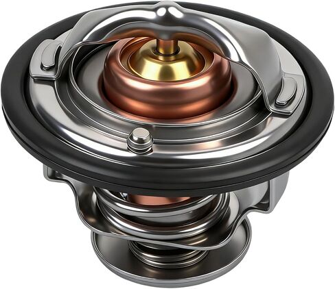 Engine Thermostat for Chevrolet Silverado, GMC Sierra, Chevy, GMC, Express, Savana, Silverado 2500HD, Sierra 2500HD, Silverado 3500HD, Sierra 3500HD, replaces 131-163, 97241129 in Kuwait
