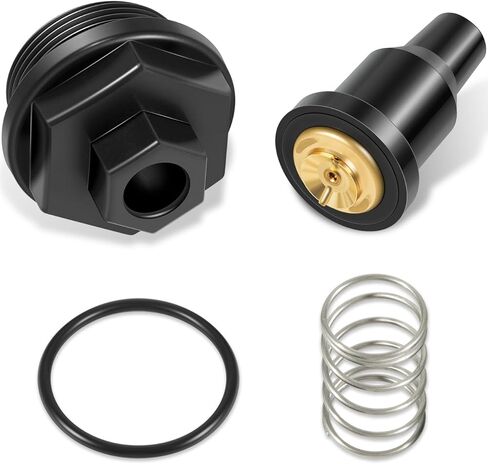 Thermostat and Cover Kit Assembly for Johnson Evinrude V4 & V6 90, 115, 150, 175 HP, Replace 0435597 in Kuwait