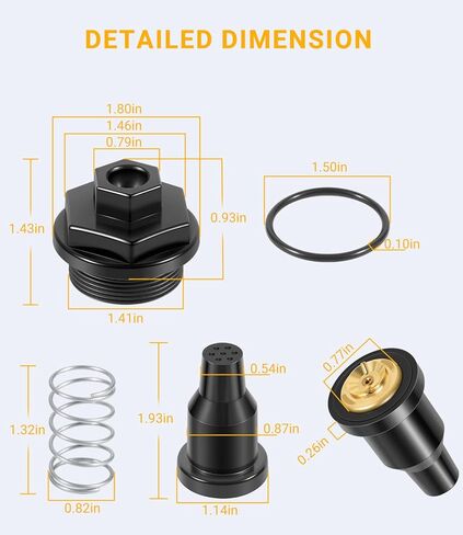 Thermostat and Cover Kit Assembly for Johnson Evinrude V4 & V6 90, 115, 150, 175 HP, Replace 0435597 in Kuwait