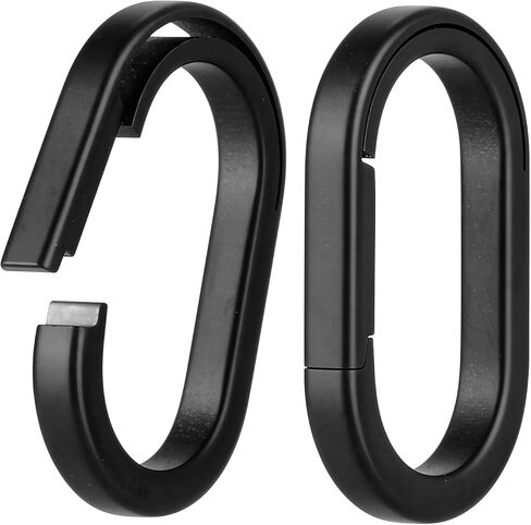 KEEPO LINK Titanium Key Ring Side Pushing, Small Key Ring Quick Release Keychain Connector for Men, 2 Pcs, OLO03 in Saudi Arabia