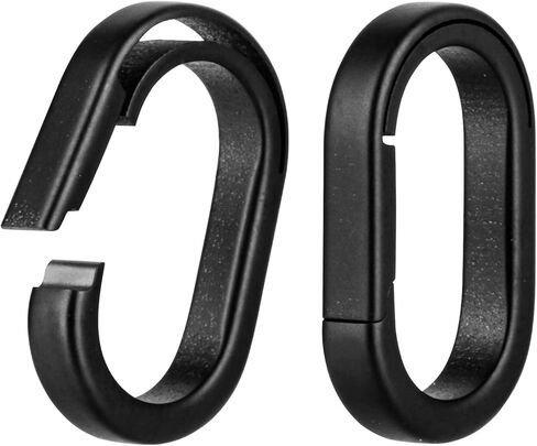 KEEPO LINK Titanium Key Ring Side Pushing, Small Key Ring Quick Release Keychain Connector for Men, 2 Pcs, OLO03 in Saudi Arabia