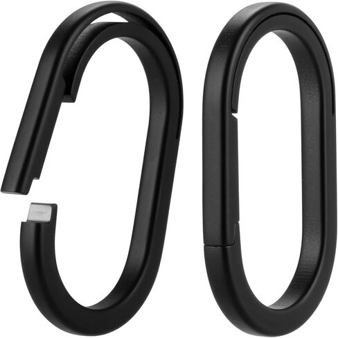 KEEPO LINK Titanium Key Ring Side Pushing, Small Key Ring Quick Release Keychain Connector for Men, 2 Pcs, OLO03 in Saudi Arabia
