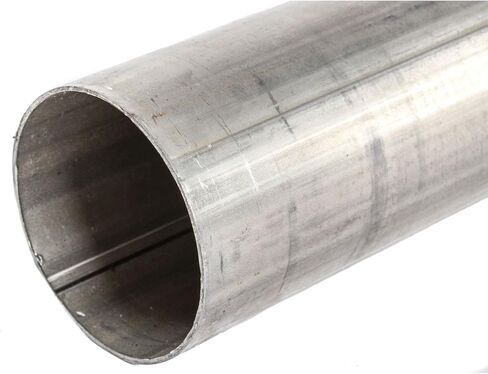 JEGS 3in.OD Aluminized Exhaust Tubing | 4-Feet Length | 16-Gauge | Seam Welded | Straight | Heavy-Duty Construction in Kuwait