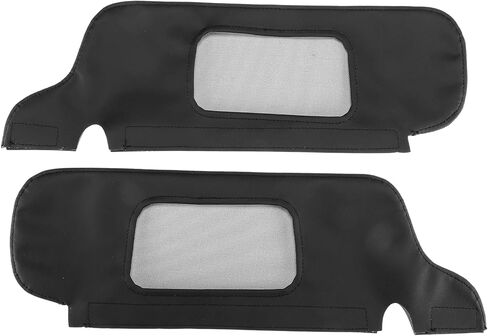 ACROPIX Sun Visor Cover for Ford for Mustang 1994-2004 Left Right Side Car Sun Visor Protector Cover Anti-Scratch Leather Black in Kuwait