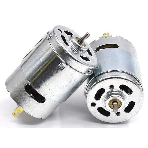 RS385-09400 DC Motor 24V, Carbon Brush Double Ball Bearing, High Torque Low Noise, 12V-36V Wide Voltage, for Household Appliances and Toys in Kuwait