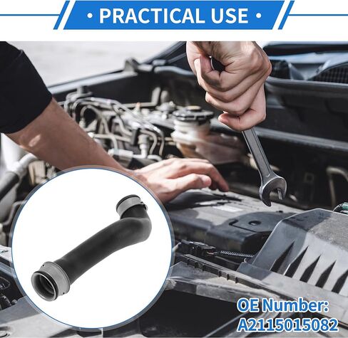1 قطعة خرطوم مشعات لمرسيدس بنز CLS550 2007-2011 E550 2007-2009 جيد ختم المطاط الأسود العلوي خرطوم سخان HVAC in Kuwait