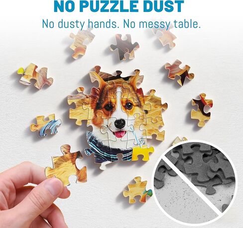 BenBen Puzzles for Adults 1000 Pieces, Dogs on Vacation, Funny Dog Jigsaw Puzzles with Patterns on Back, Challenging Puzzles for Family Game Night Home Décor in Kuwait