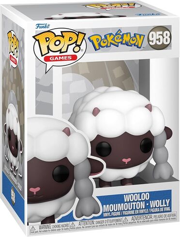 Funko Pop! Games: Pokemon - Wooloo - Collectible Action Figure Miniatures for Display - Gift Idea - Official Merchandise - Toys for Children And Adults - Fans De Video Games in Kuwait