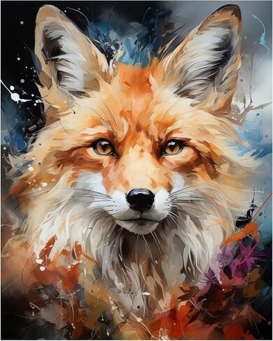 XTCIXAL Paint by Numbers Kit for Adults Beginners, Tiger Paint by Number for Adult - 16" Wx20 L, Tiger Acrylic Canvas Painting Kits for Gifts Home Wall Decor in Saudi Arabia