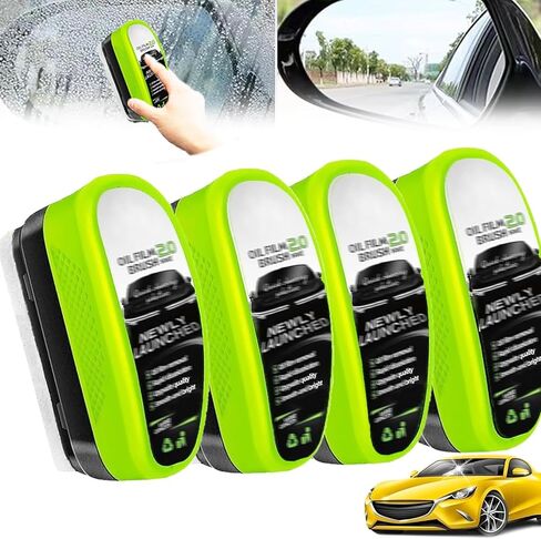 4 Packs Clear Vision Windshield Cleaner,Clear Vision Glass Cleaner,Clearvision Glass Cleaner for Car,Pure Vision Glass Cleaner Oil Film Improving Windshield Clarity & Visibility in Kuwait