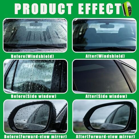 4 Packs Clear Vision Windshield Cleaner,Clear Vision Glass Cleaner,Clearvision Glass Cleaner for Car,Pure Vision Glass Cleaner Oil Film Improving Windshield Clarity & Visibility in Kuwait