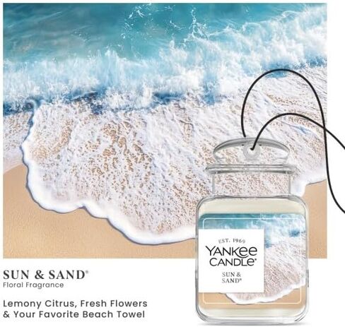 Yankee Candle Car Jar, Sun & Sand (Pack of 3) in Kuwait