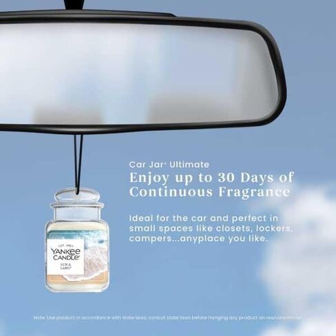 Yankee Candle Car Jar, Sun & Sand (Pack of 3) in Kuwait