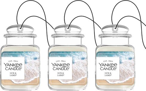 Yankee Candle Car Jar, Sun & Sand (Pack of 3) in Kuwait