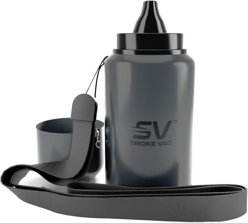 SmokeVac Handheld Personal Air Filter Sploof 4-Layer Filtration & One-Way Check Valve – Portable Mist Eraser & Odor Eliminator for Home, Car, Travel & Events (Grey) in Kuwait