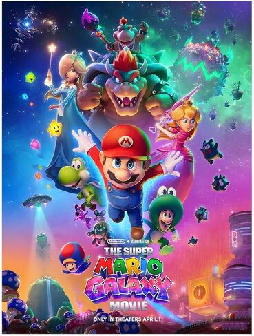 COMOR Super Mario Galaxy Game Movies Diamond Art Kits For Adults-Super Mario Galaxy Game Diamond Painting Kits-5d Diy Full Drill Round Rhinestone Gem Art Crafts Paintings For Home Wall Decor in Saudi Arabia