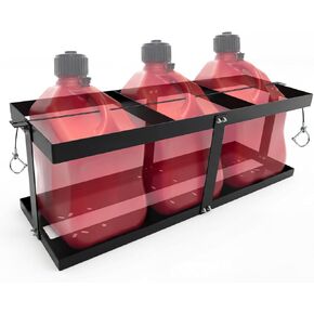 Gas Can 5 Gallon Fuel Container Holder,Fits Three 5 Gallon Gas Can,Compatible With VP Racing Fuel Jug 5.5 Gallon,VP Racing Fuel Jug,Gas Can Holder For Trailer(Holder Only) in Saudi Arabia