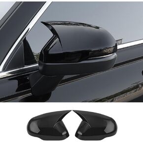 Compatible with Honda CR-V with Turn Signal 2026 2025 2024 2023 Accessories Car Exterior Ox Horn Design Door Side Rearview Mirror Guard Cover Trim Caps - Glossy Black Style 2PCS in Kuwait