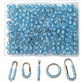 100pcs Big Hole Beads Resin Fake Glass Bead for Carabiner DIY Beaded Bag Charm Keychain Jewelry Making in Saudi Arabia