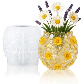 Resin Mold Silicone Jars, Unique Candle Vessel Silicone Mold for Epoxy Jars DIY Jewelry Candy Container Craft Decor in Saudi Arabia